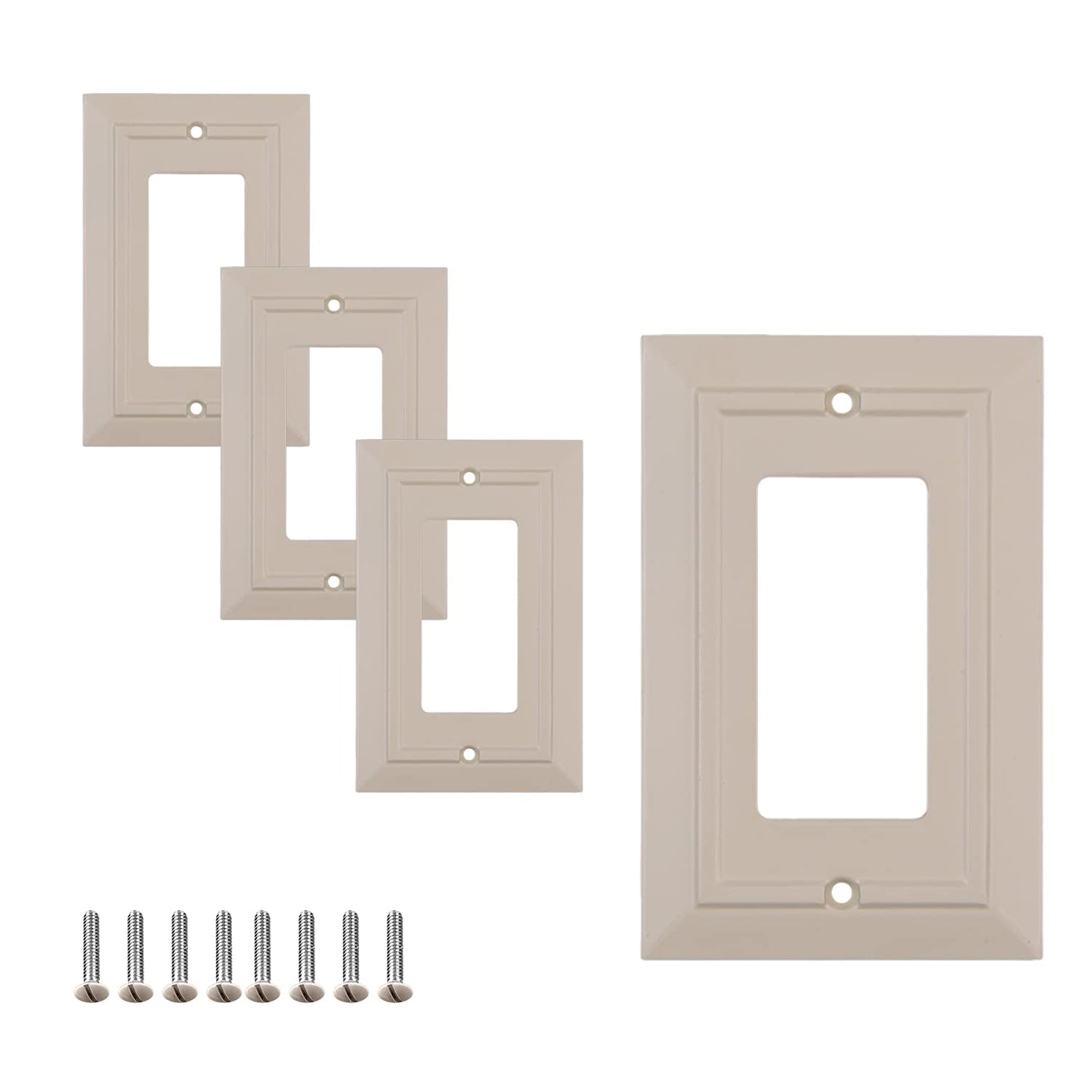 Moderno Elegance Wall Plate Collection - Ivory