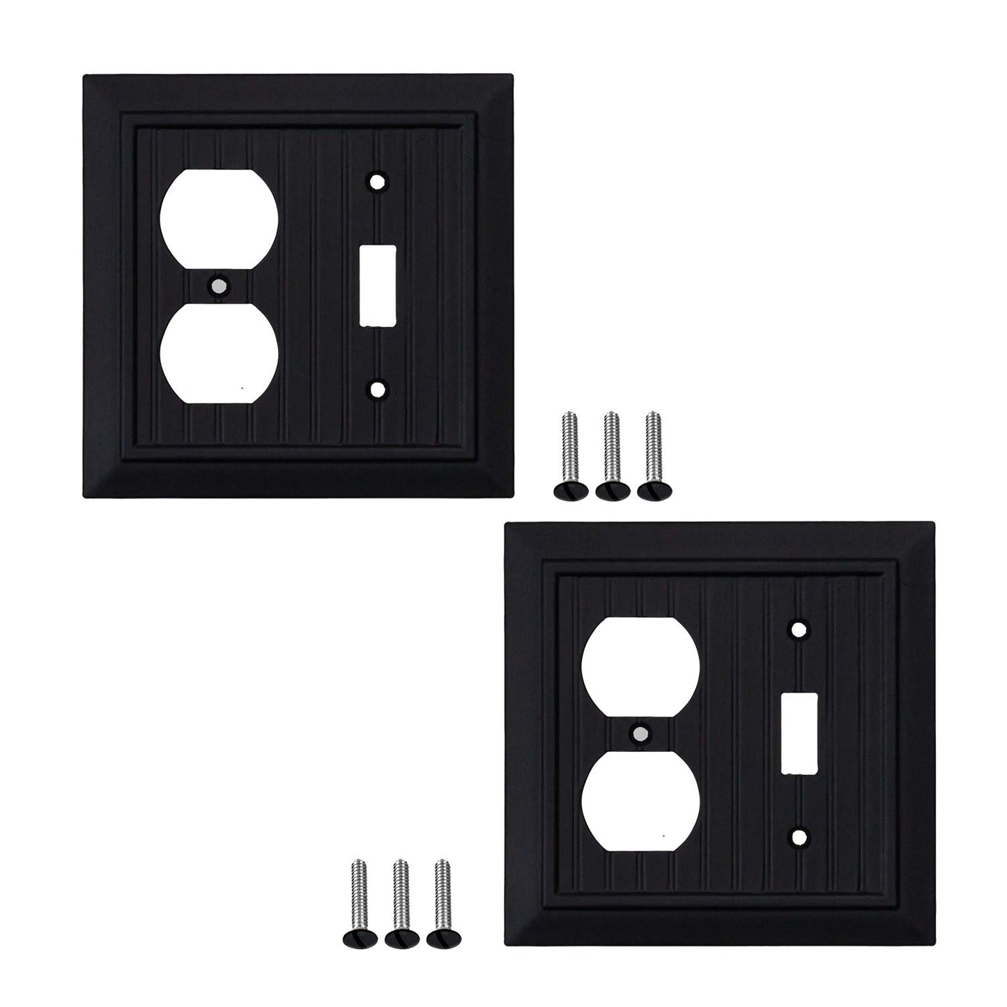 Beaded Elegance Wall Plate Collection - Black