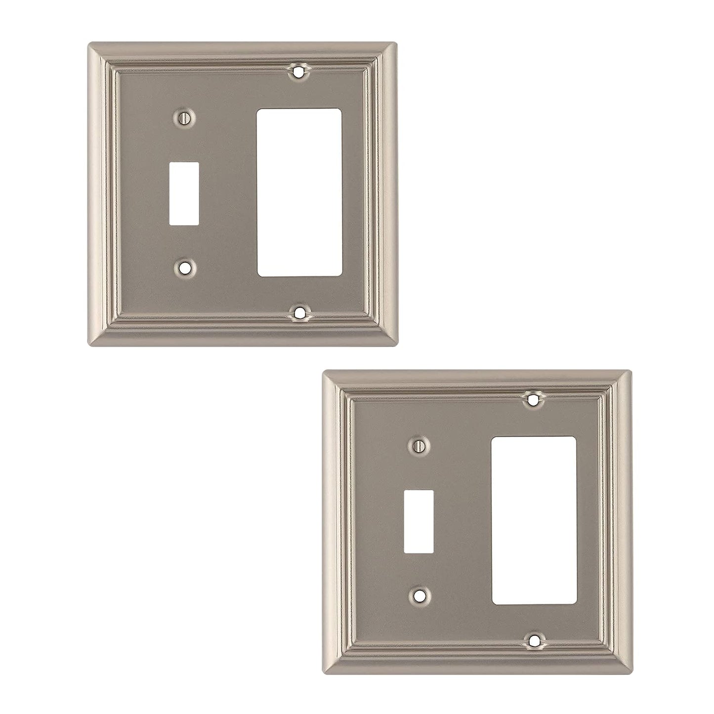 Luxe Essence Wall Plate Collection - Satin Nickel