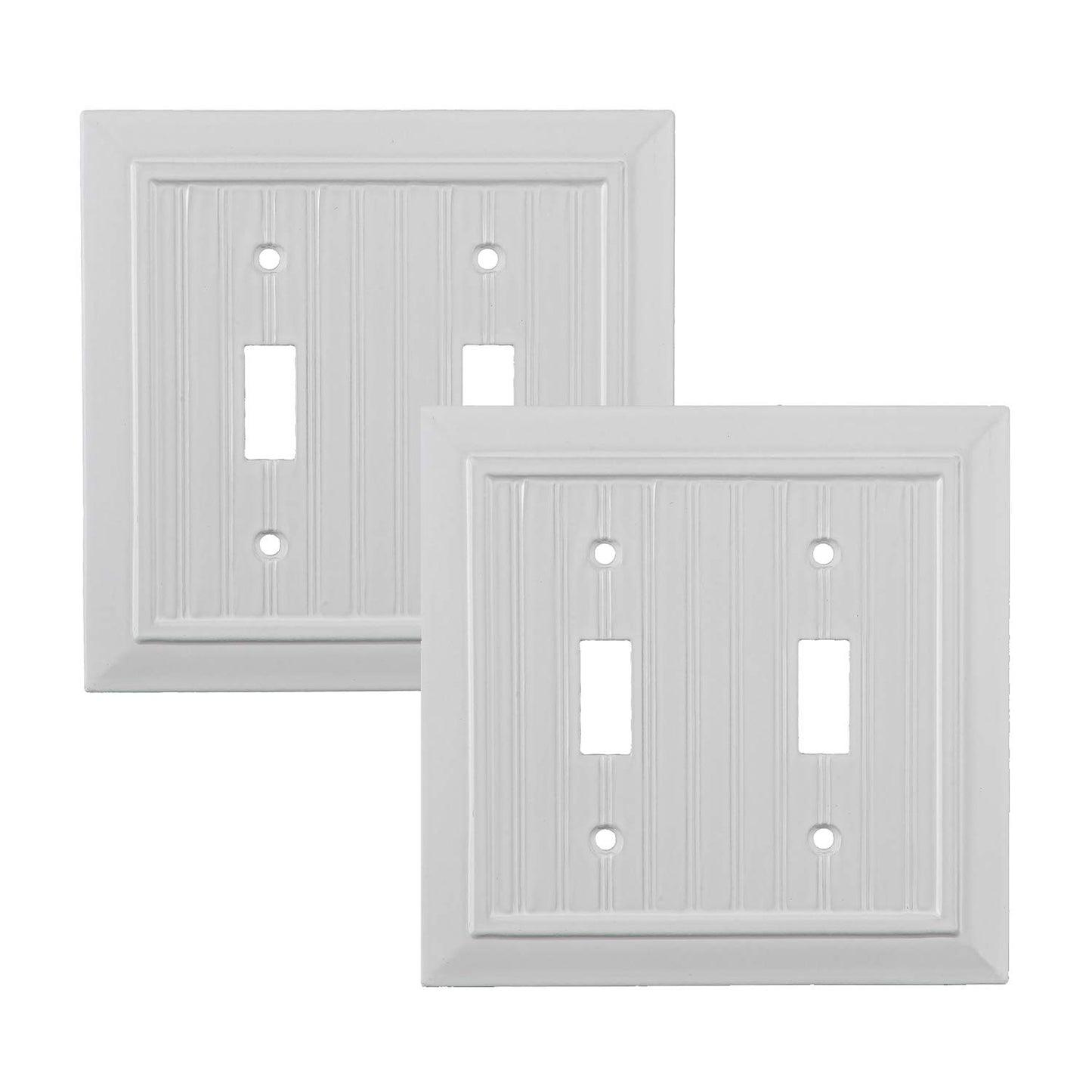 Beaded Elegance Wall Plate Collection - White