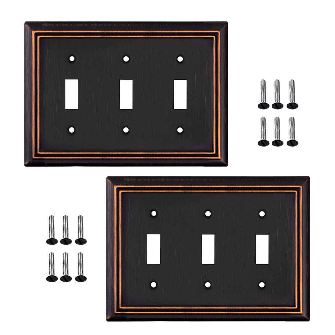 Luxe Essence Wall Plate Collection - Oil Rubbed Bronze