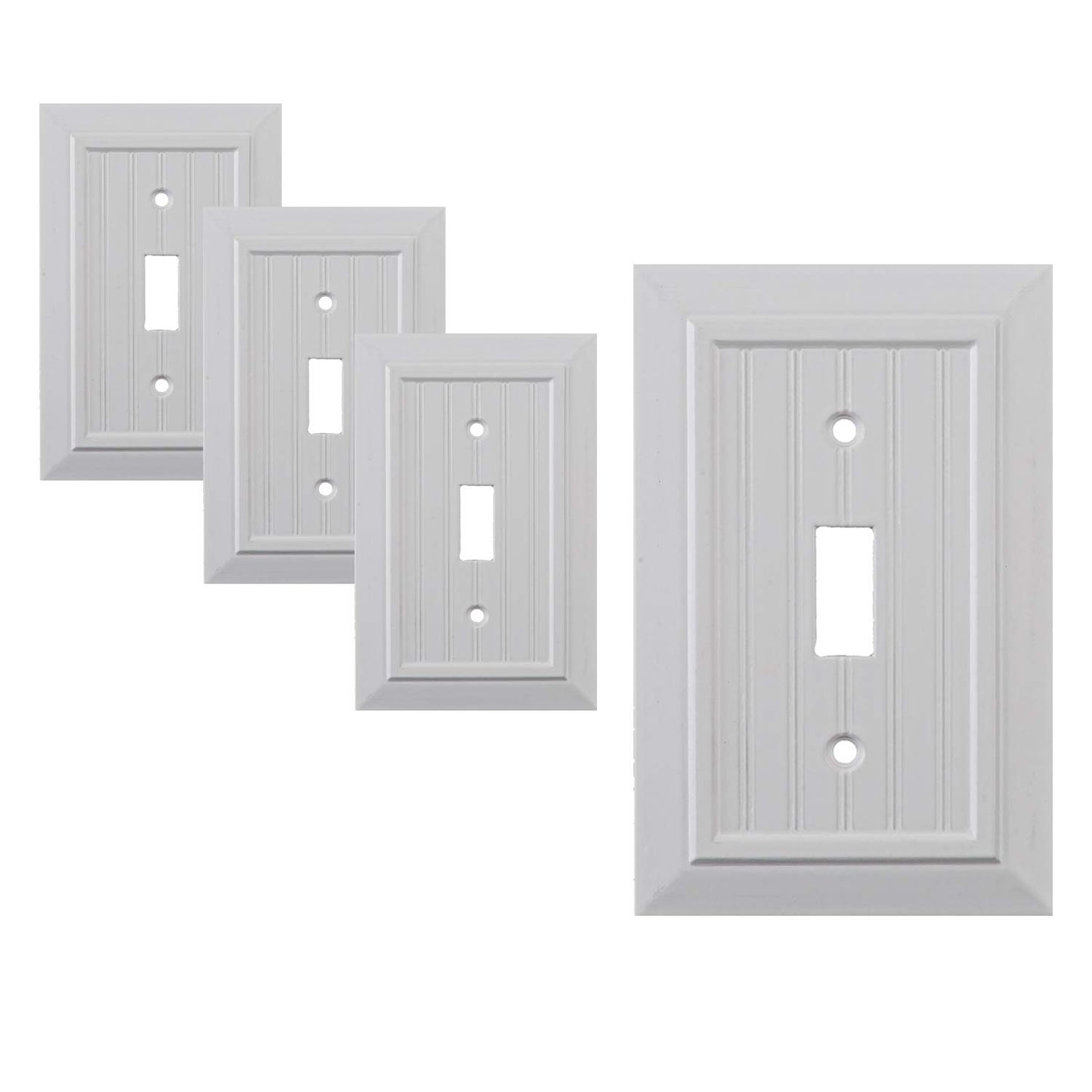 Beaded Elegance Wall Plate Collection - White