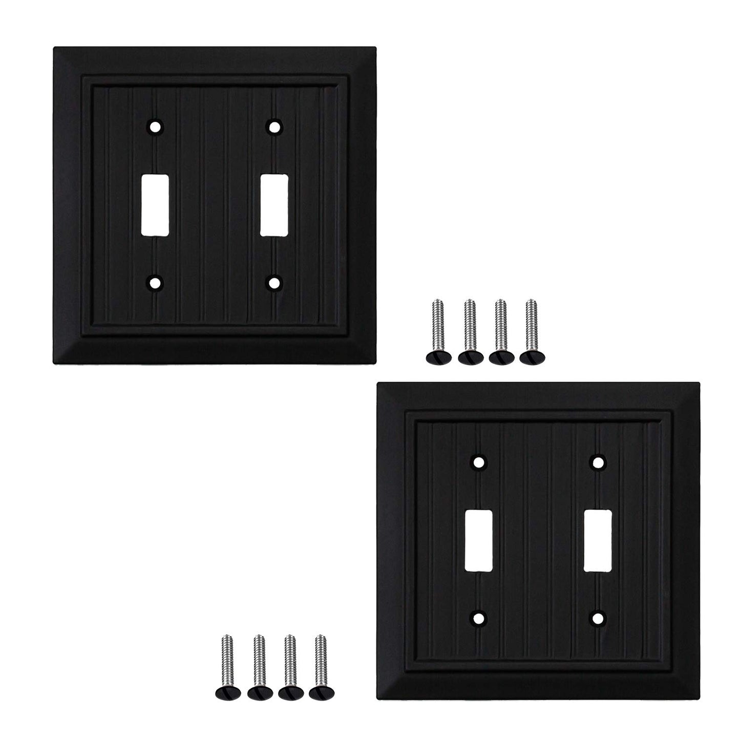 Beaded Elegance Wall Plate Collection - Black