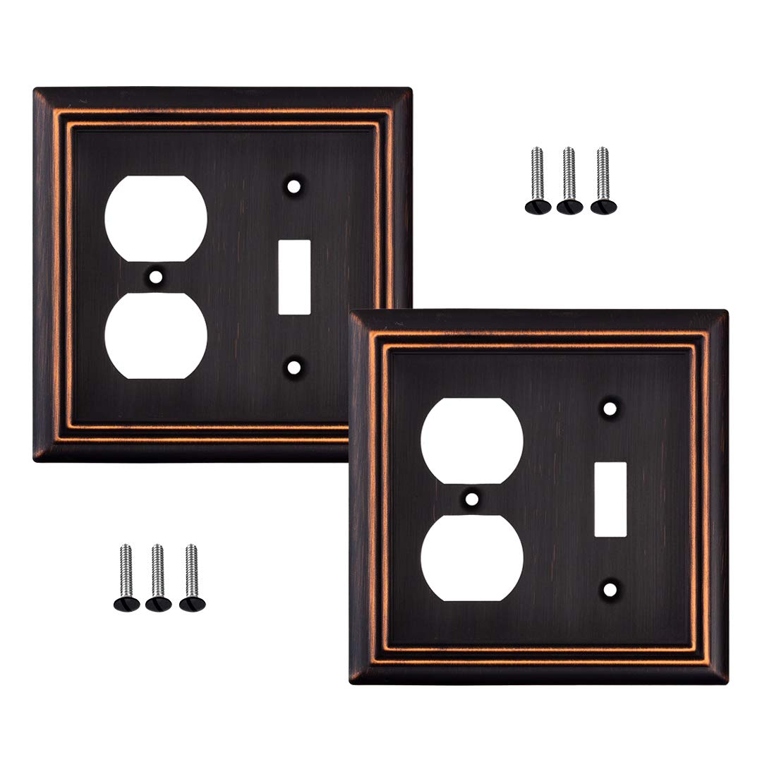 Luxe Essence Wall Plate Collection - Oil Rubbed Bronze