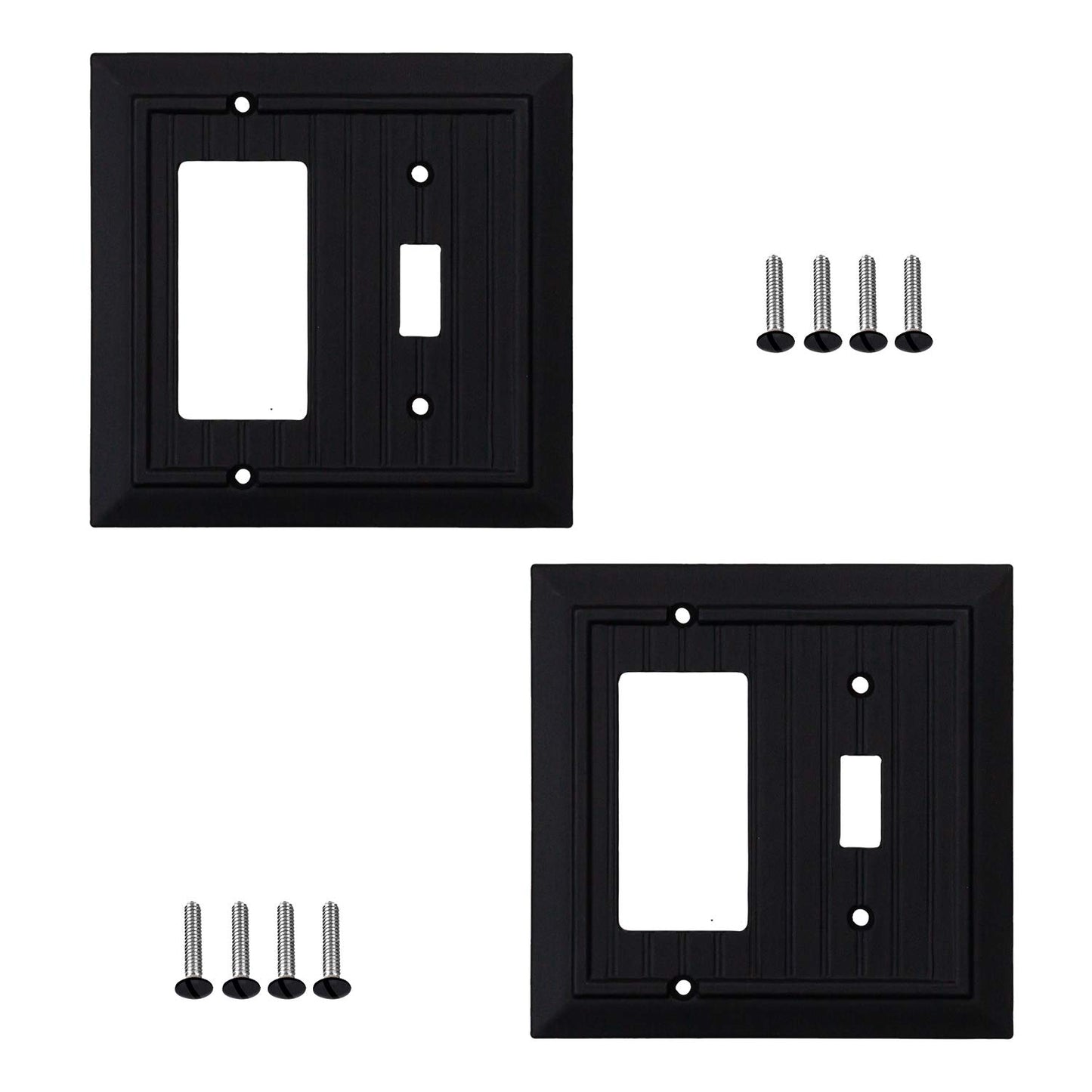 Beaded Elegance Wall Plate Collection - Black