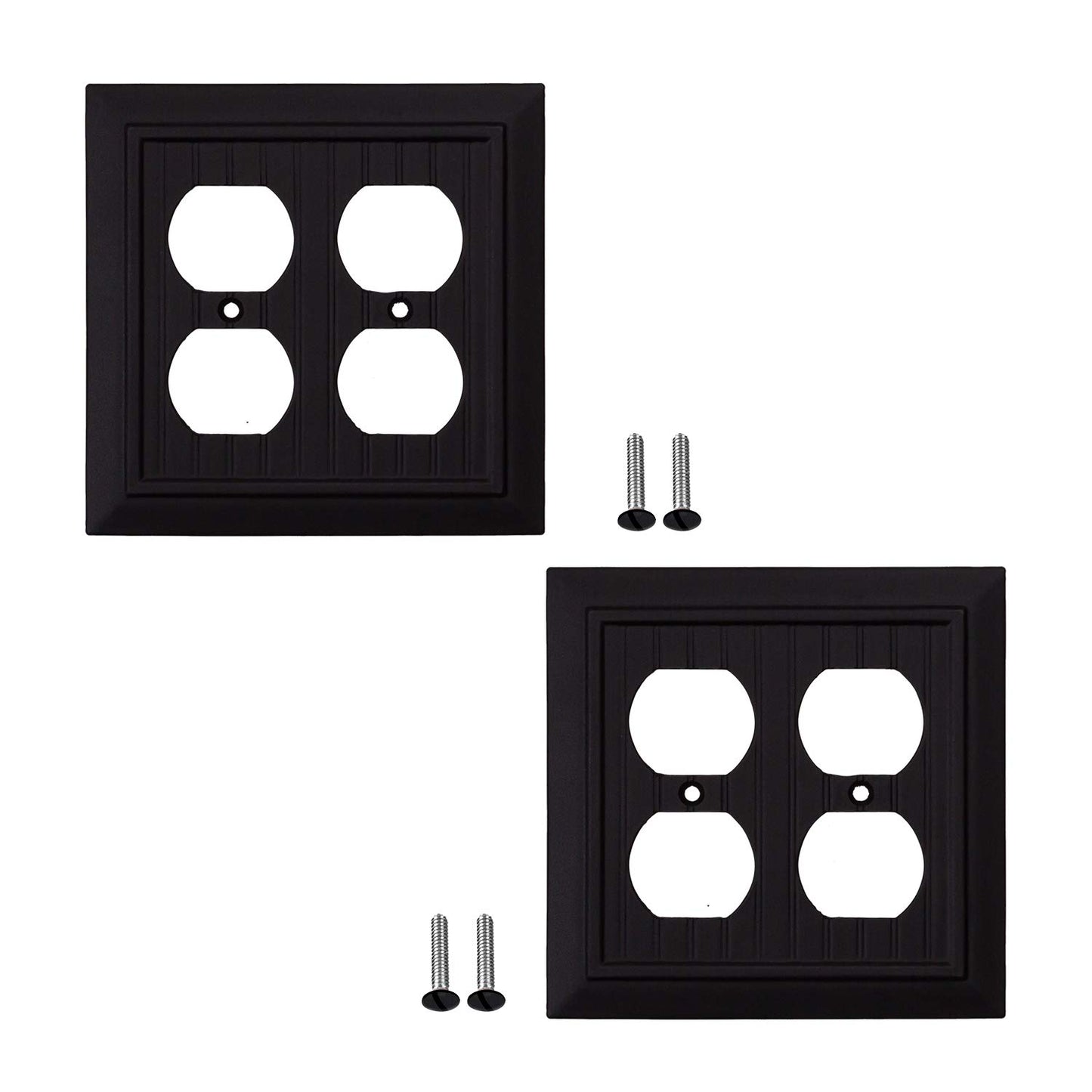 Beaded Elegance Wall Plate Collection - Black