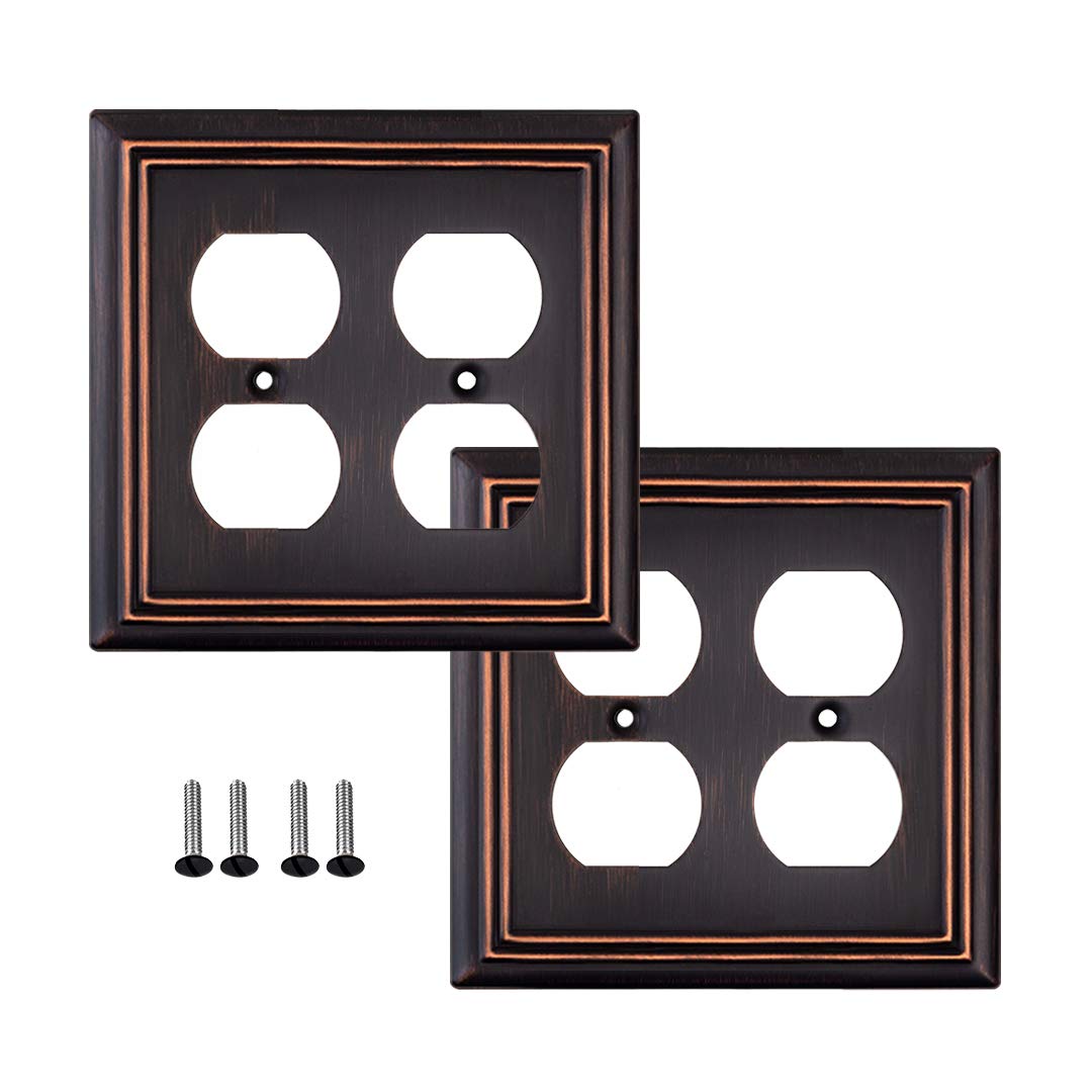 Luxe Essence Wall Plate Collection - Oil Rubbed Bronze