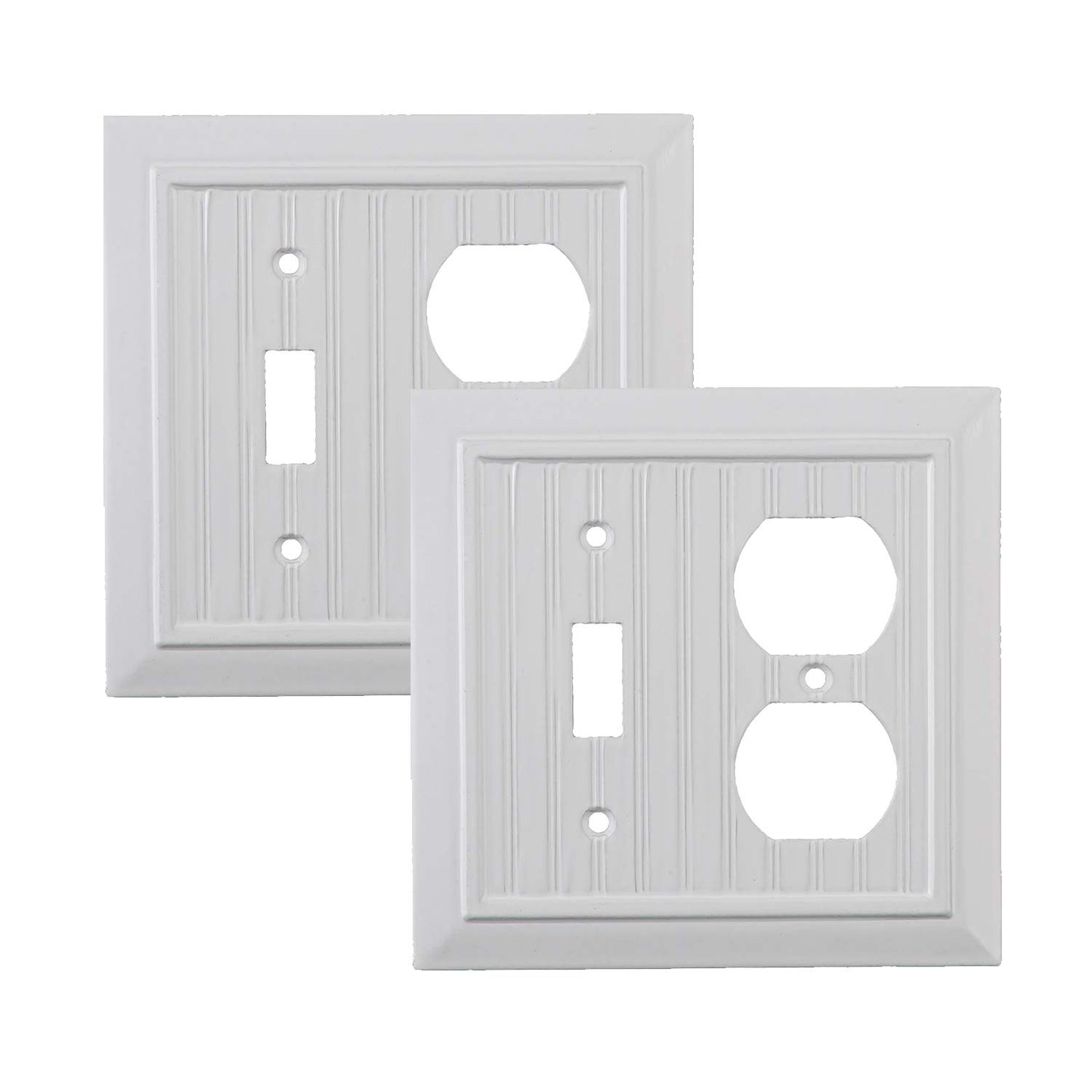 Beaded Elegance Wall Plate Collection - White