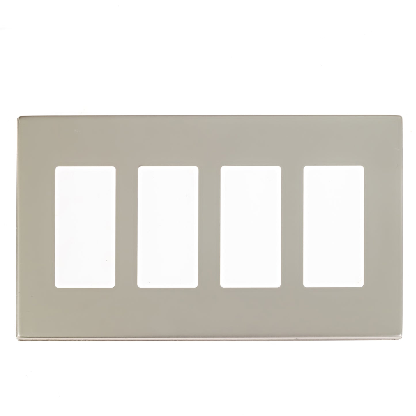 Seamless Elegance Screwless Wall Plate Collection - Satin Nickel