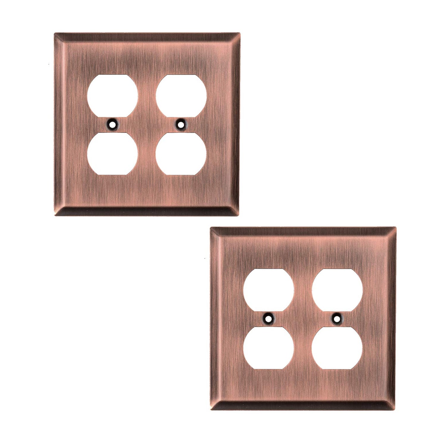 Sleek Canvas Elegance Wall plate collection - Copper