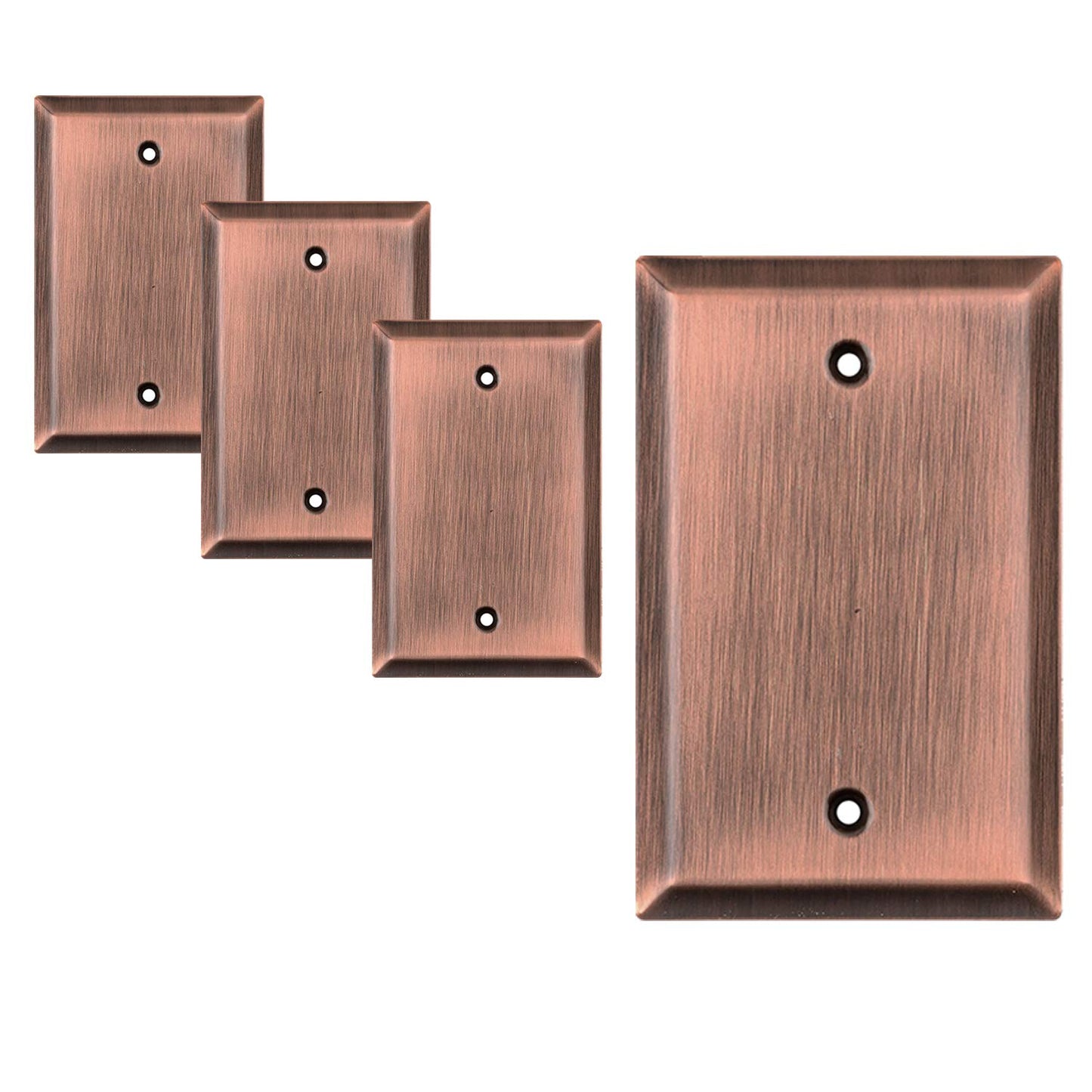 Sleek Canvas Elegance Wall plate collection - Copper