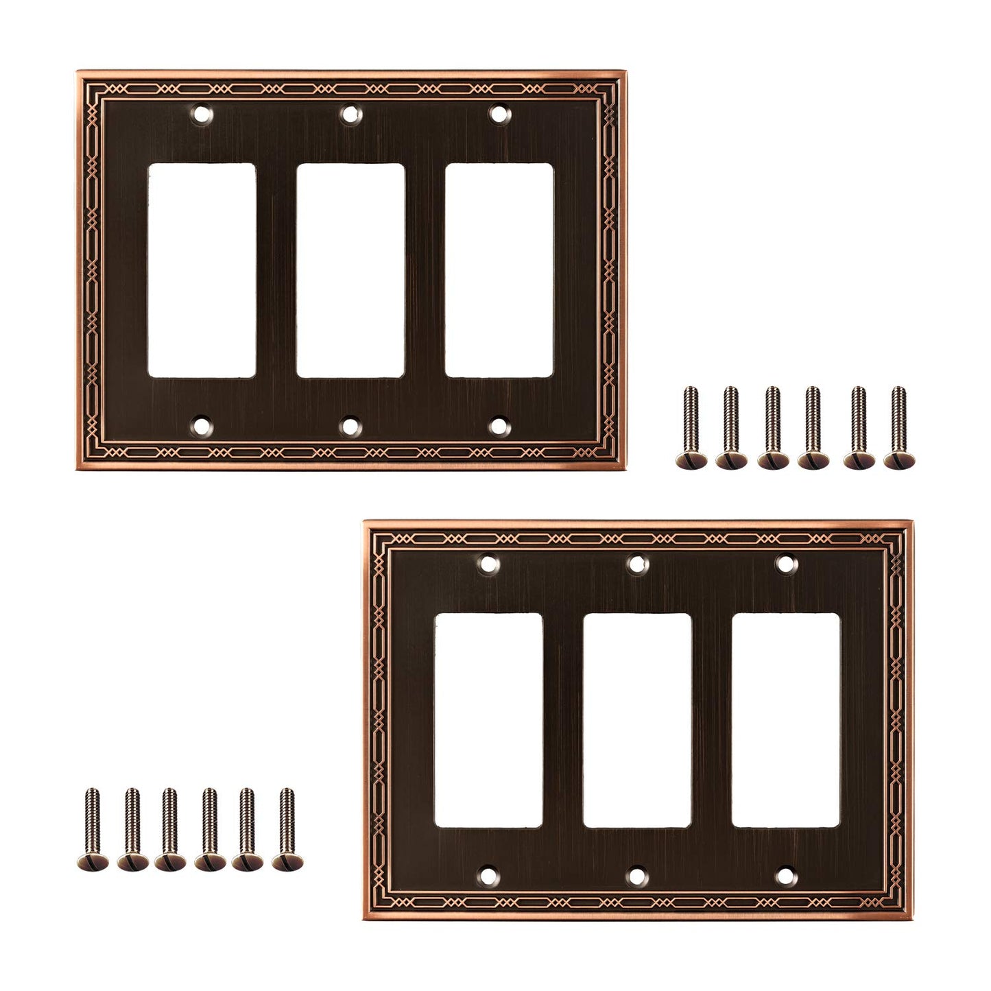 Victorian Elegance Wall Plate Collection - Oil Rubbed Bronze