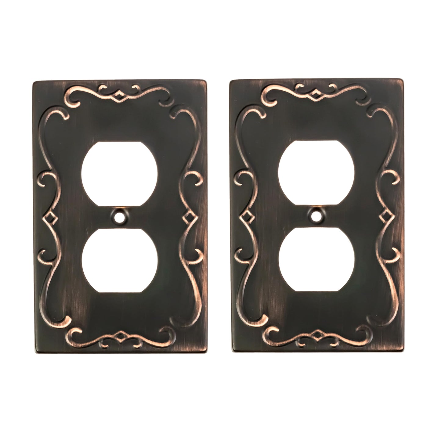 Regal Scrollwork Wall Plate Collection - Oil Rubbed Bronze