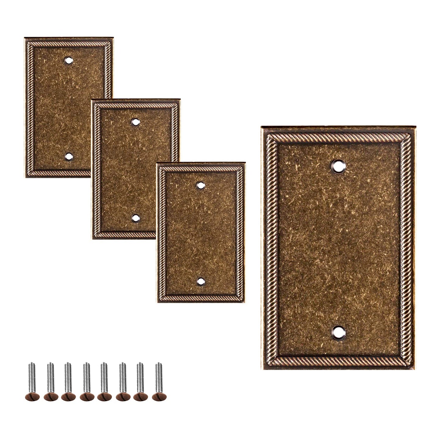 Antique Elegance Wall Plate Collection - Sponged Bronze